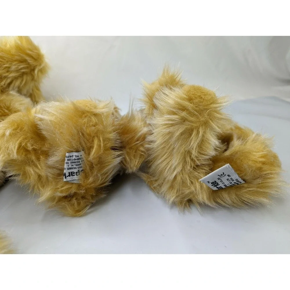 Russ Sparkle‎ Dog Plush Terrier Golden 2 Puppies Lot Stuffed Animal Toy